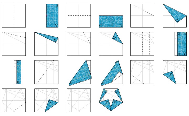 pentagono-origami